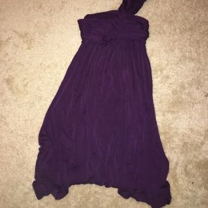Hourglass Lilly purple dress